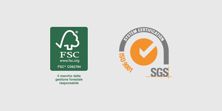 Logo SGS e FSC